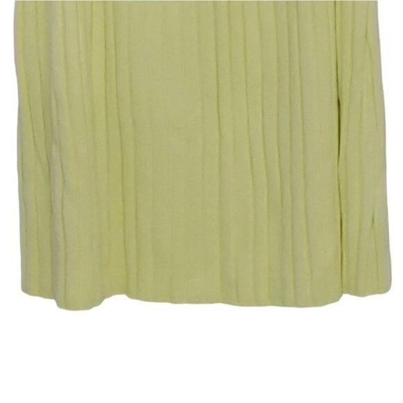 NWOT ANTHROPOLOGY yellow ribbed knit tank top - Picture 4 of 13